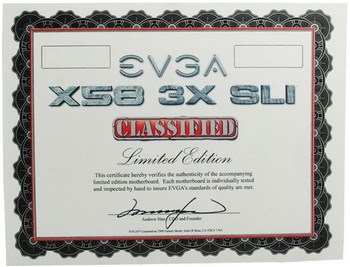 EVGA x58 classified